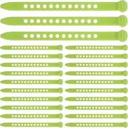 DECOMELODY Hair Perm Rollers 50pcs Hair Curling Strips Hot Cold Perm Bar Home Use Styling Curler Stick Random Color