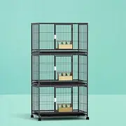 i.Pet Bird Cage Large Bird Cages Aviary Budgie Perch Cage Parrot Pet Stand Wheel