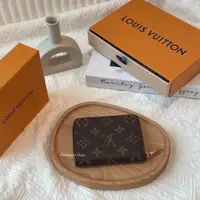 在飛比找蝦皮購物優惠-二手精品 LOUIS VUITTON 路易威登 拉鍊零錢包 