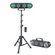 DJ Lights with Stand, Telbum Party Bar Light Set, Mobile Stage Lighting Syste...