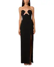 Liv Foster Madison Crepe Long Dress