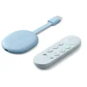 GOOGLE Chromecast TV (4K) for Television 1080p HDR Control Streaming Voice BlueT