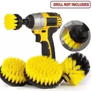 3PCS Drill Brush Power Scrubber Attachment Set Tub Cleaning Grout Carpet Ceramic