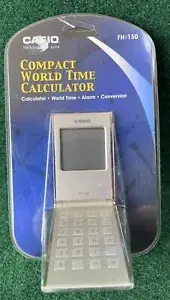 Casio Compact World Time Calculator Alarm Clock Conversion Calculator FH-150