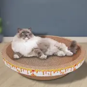 Cat Scratcher Bowl-Shaped Plate Thicken Corrugated Paper Cardboard Nest, Pets...