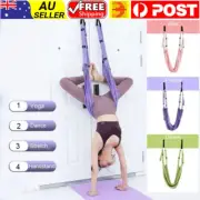 Adjustable Aerial Yoga Strap Elastic Stretch Door Hanging Yoga Belts Hammock Hot