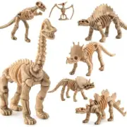 12pcs Dinosaur Toys Fossil Skeleton Simulation Model Action Figure Toy Gift s