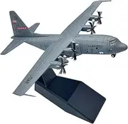 for US Lockheed C-130 Hercules Transport Aircraft Diecast Metal Airplane Military Plane Model Children Toy 1/200