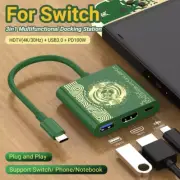 Nintendo Switch Docking Portable TV Dock Station Hubs USB-C HDMI USB 3.0 - AUS