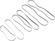 HOMSFOU 6pcs Turntable Drive Belt Rubber Record Player Belt Low Elongation High Strength Smooth Surface Suitable for Vinyl Player Professional Practical