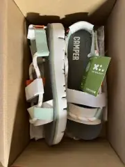 Camper Oruga Up Sandals Platform Size 8 Multicolored Women’s White Orange Mint