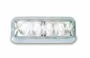 Custer STRL4W 4" White Flush Mount High Power LED Self Contained Strobe Light