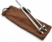 Omnivos Low Om 68.05 hz Weighted Tuning Fork for Healing by Earth Frequency for Relaxation, Meditation and Reducing Stress, Machined not Molded and Made in the USA