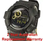 CASIO G-SHOCK MUDMAN SOLAR DIGITAL MEN WATCH G9300 G-9300GB-1 BLACK 2Y WARRANTY