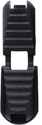 25 Pack Zipper Pull Cord Lock Cord Ends Black Buckle for Paracord Cord,Shoes,Mol