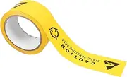 ANDRESLAD Anti-static Warning Tape Yellow Caution Safety Marking Roll for Electrical Safety Anti-static Protection Easy Application for Industrial and Commercial Use
