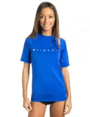 RIP CURL DAWN PATROL CAP SLEEVE RASH GUARD RASHGUARD 30+ UPF MEDIUM K259 NWT