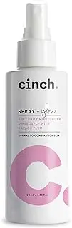 Spray + Glow – 5 in 1 Hydrating Face Mist - Moisturiser, Primer, Illuminator, Pore Minimiser, Reduces Fine Lines | Normal to Combination Skin