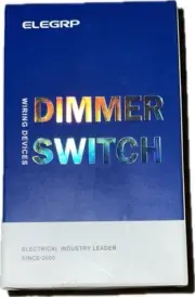 ELEGRP DIGITAL DIMMER SWITCH FOR 300W DIMMABLE LED/CFL LIGHTS AND 600W