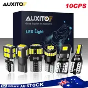 10X AUXITO T10 168 175 LED White Car Interior Light Parker Bulb Wedge Globe 12V (for: BMW)