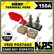 150A MRBF Terminal Waterproof Fuse + Dual Holder Block 8mm 58V CF Battery Double