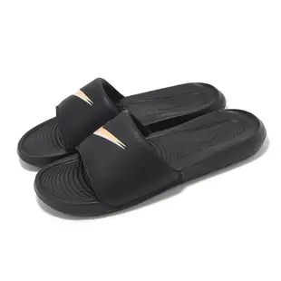 Nike 涼拖鞋 Victori One Slide SWSH 男鞋 女鞋 黑 緩衝 防滑 拖鞋 一片拖 FZ1395-001