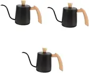 MAGICLULU Gooseneck Coffee Kettle Stainless Steel Drip Pot with Ergonomic Hanging Ear Design for Controlled Pouring for Home Brewing Camping