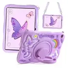 for Samsung Galaxy Tab A9 Plus Case Kids Girls Galaxy Tab Case with Purple