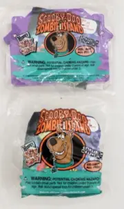 1998 Wendy’s Scooby-Doo Zombie Island Kids Meal Toys Set of 2