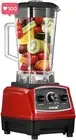 2200W High-Speed Blender, 2L Jug Smoothie Maker Food Mixers Juicer,Red