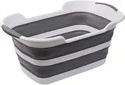 MEIYITIAN Portable Pet Folding Bath Tub Pet Storage Basket Bathroom Bucket Pet Bathtub Big Capacity Foldable Shower Cat Dog Bathtub