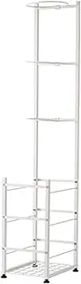 Tennis Racket Storage Rack,Tennis Racquet Storage Rack.White Badminton Racket Display Rack.Ball Sports Equipment Storage Rack.for Gym School Gymnasium Training Ground
