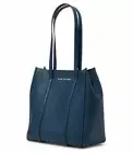 THE MARC JACOBS E-The Shopper Large Leather Tote Blue Sea ~NWT ~DUST BAG