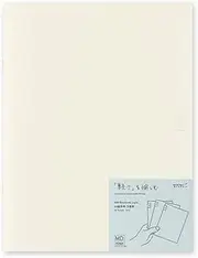 DESIGNPHIL Midori 15308006 Notebook, MD Notebook, Light, A4 Variable Size, Square Ruled, Set of 3, A