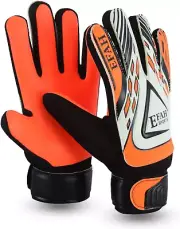 EFAH Soccer Goalie Goalkeeper Gloves for Kids Boys Children Football Gloves Prot