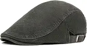 [Ptduabenlu] Mens Corduroy Newsboy Cap Ivy Cabbie Driving Beret Hat Flat Cap for Women
