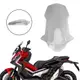 HONDA 1x ABS 塑料摩托車擋風玻璃擋風玻璃適用於本田 17-19 X-ADV 750 灰色