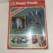 RARE Vintage 1973:Western Publishing Company:Whitman Craft Series:Shaggy Friends