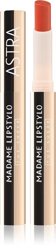 [Astra makeup] Astra Make-up Madame Lipstylo The Sheer glossy lipstick for voluminous lips color 06 90's Bisou 2 g