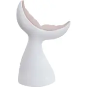 LVD Whale Tail Ceramic Figurine Home/Lounge Ornament Decor Large Natural