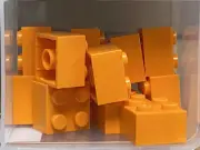 LEGO Parts - Orange Brick 2 x 2 - No 3003 - QTY 10