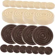 Vaguelly Chess Pieces 24pcs Wooden Checker Pieces Round for Board Games Educational Toy Safe Material