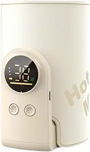 Baby Bottle Warmer, Quiet Fast Heating for Breastmilk and Formula, Sixth Gear Temperature Control, Constant Temperature, USB Rechargeable, Portable Bottle Warmer Insulated Sleeve, for Travel Outdoor
