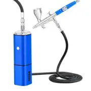 Cordless Airbrush Compressor with Hose USB Noiseless Easy Use Wireless Pneumatic