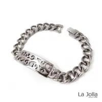 在飛比找momo購物網優惠-【La Jolla】秘密 純鈦手鍊(兩色)
