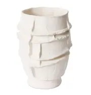 E Style Yitima Vessel Porcelain Flower Vase Centerpiece Home Decor 36cm Ivory
