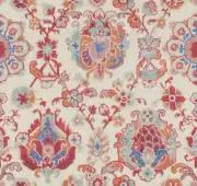 Kravet Kilim Persian Carpet Rug Linen Print Fabric SAROUKRUG BERRY (912) 2.75 yd