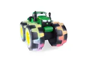 John Deere Monster Treads Lightning Wheels 4WD Tractor Truck Toy w Lights Sound