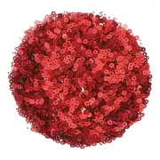 30000Pcs Flat Sequin Paillettes, 3mm/0.12" Round Hole Sequin for DIY, Red
