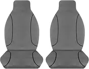 Sperling Custom Grey Front Canvas Seat Covers Compatible with Isuzu D-Max TF SX Single TFS87 Dual 2020-On